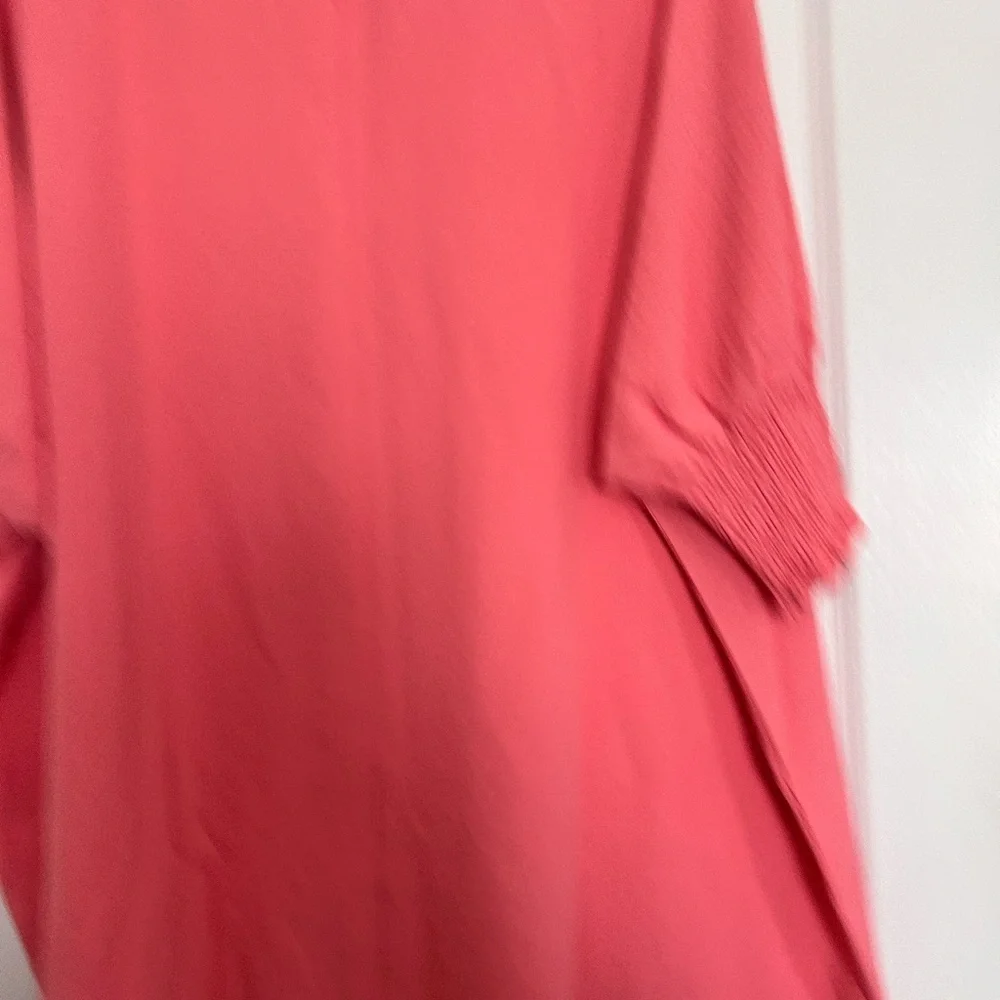Women’s Peach Oversized Pullover Top size Large - Picture 2 of 7